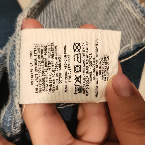 Holding Horses By Anthropologie Floral Denim Sleeveless Dress - Picture 6 of 6